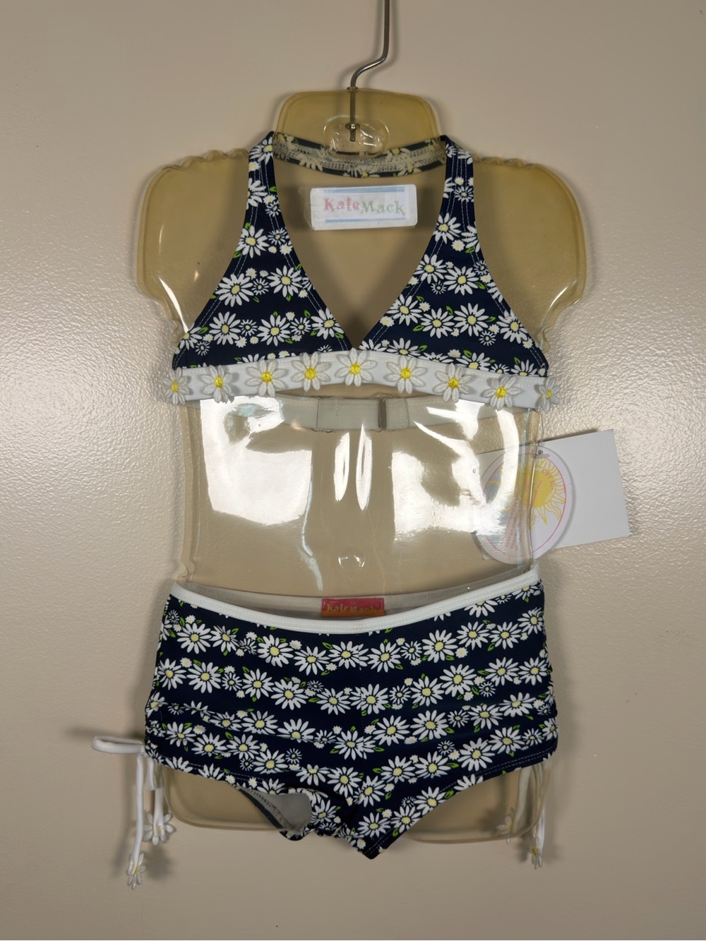 Kate Mack Navy Daisy Two-Piece Swim Set